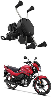 AYW Bike Mobile X-Grip Holder With Charger For Hero-Passion-Xtec Bike Mobile Holder(Black)
