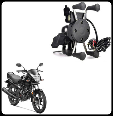 GAURIENTERPRIES SPIDER DESIGN X GRIP MOBILE HOLDER-163 Bike Mobile Holder(Black)