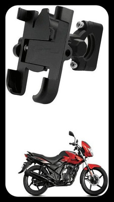GAURIENTERPRIES Universal 360 Degree Rotating Bike Mount Holder 361 Bike Mobile Holder(Black)