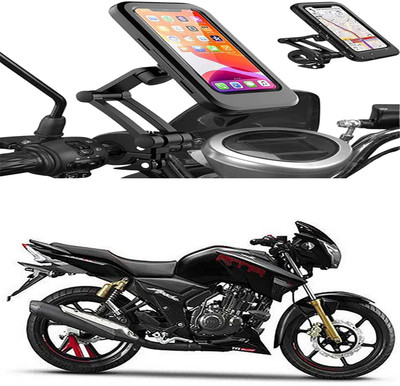 MS Wholesellar Bike Mobile Holder Waterproof Universal Fit for All Phones Bike Mobile Holder(Black)