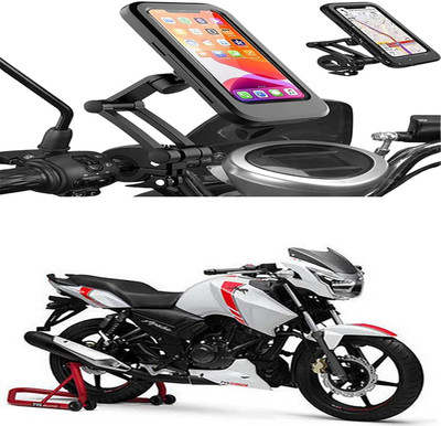 MS Wholesellar Waterproof Bike Phone Holder with 360° Rotation Bike Mobile Holder(Black)