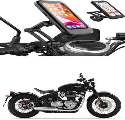MS Wholesellar Shockproof Waterproof Bike Mobile Stand Secure Grip Anti-... Bike Mobile Holder(Black)