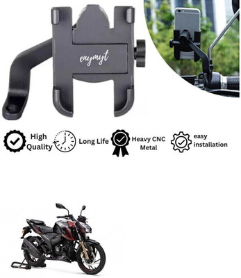 GAURIENTERPRIES C 2 Aluminium Without Charging Bike Mobile Holder(Black)