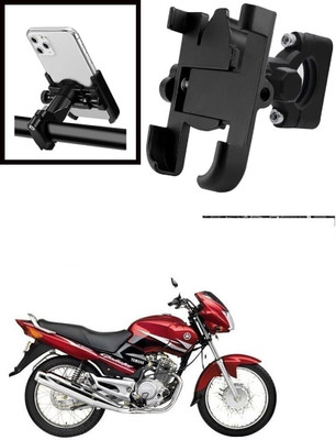 Hench 360 Degree Rotating Mirror Universal Bike Mount Holder Version 2 Metal Body Bike Mobile Holder(Black)
