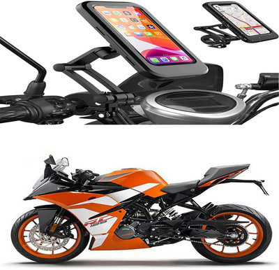 MS Wholesellar Bike GPS Mobile Holder Waterproof for Riding and Navigation Bike Mobile Holder(Black)