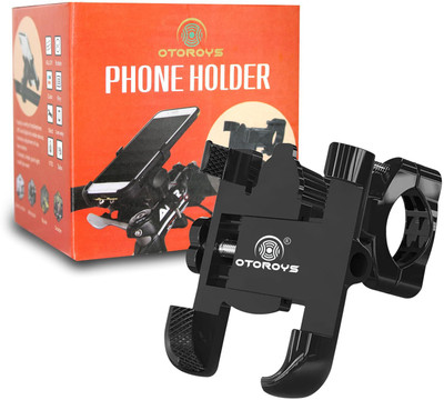 Otoroys Bike Mount Holder Verson 3.0 Metal Body 360 Degree Rotating Bike Mobile Holder(Black)