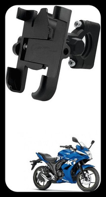 GAURIENTERPRIES Universal 360 Degree Rotating Bike Mount Holder 369 Bike Mobile Holder(Black)