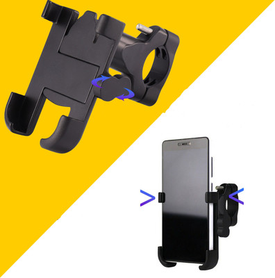 Casa Tech Rotable 360° handle for Almunium Bike & Bicyle Mobile Holder. Bike Mobile Holder(Black)