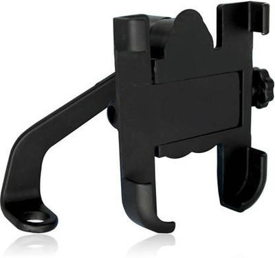 Rhtdm Universal Bike Mount Phone Holder Metal Body 360 Degree Rotating Bike Mobile Holder(Black)