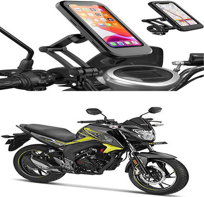 MS Wholesellar Handlebar Mobile Holder Waterproof Easy Installation Moun... Bike Mobile Holder(Black)