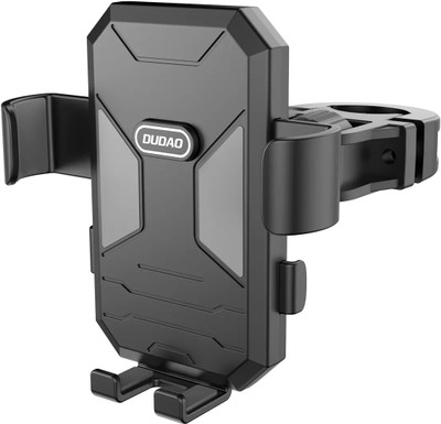 DUDAO F7C Premium Anti Shake & Stable Bike Mobile Holder with Auto Lock 360° Rotation Bike Mobile Holder(Black)