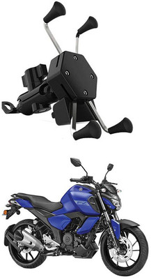 AYW Bike Mobile X-Grip Holder With Charger For Yamaha-FZ-FI Bike Mobile Holder(Black)