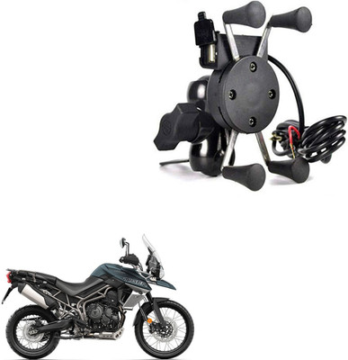 rajcell SPIDER DESIGN X GRIP MOBILE HOLDER-069 Bike Mobile Holder(Black)