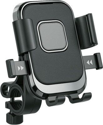 MELZRON Motorbike Mobile Mount Phone Holder Bike Mobile Holder(Black)