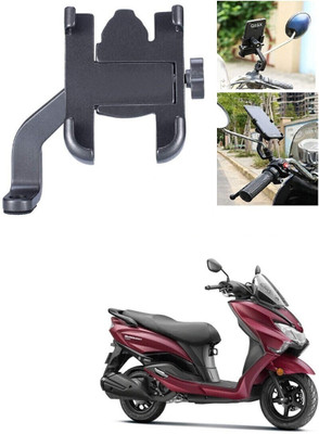 AUTODAZZ C 2 Rotation Motorcycle Smartphone Bike Mobile Holder(Black)