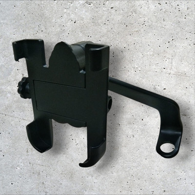 AUTODAZZ Handle Fitting Metal C 2 Bike Mobile Holder(Black)