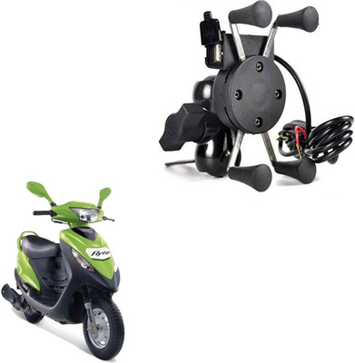 rajcell SPIDER DESIGN X GRIP MOBILE HOLDER-174 Bike Mobile Holder(Black)