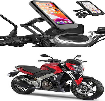 MS Wholesellar Shockproof Waterproof Bike Mobile Stand Secure Grip Anti-... Bike Mobile Holder(Black)