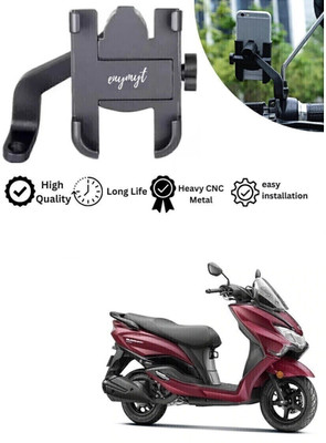 AUTODAZZ C 2 Scooty without USB Bike Mobile Holder(Black)