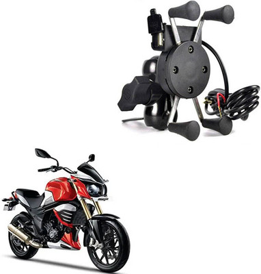 rajcell SPIDER DESIGN X GRIP MOBILE HOLDER-042 Bike Mobile Holder(Black)