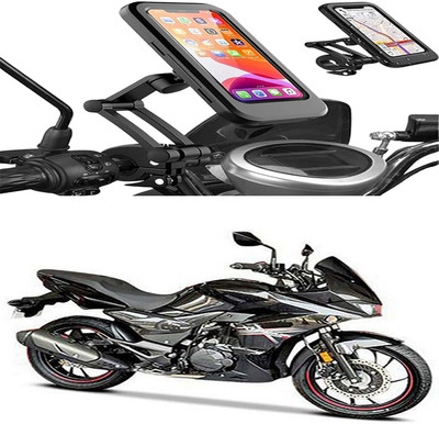 MS Wholesellar 360 Rotation Bike Phone Holder for Motorcycles & Scooters Bike Mobile Holder(Black)
