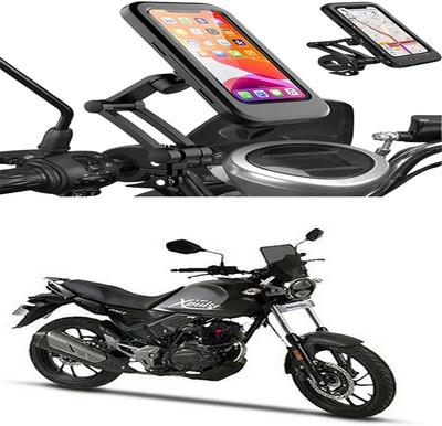 MS Wholesellar Handlebar Mobile Holder Waterproof Easy Installation Moun... Bike Mobile Holder(Black)