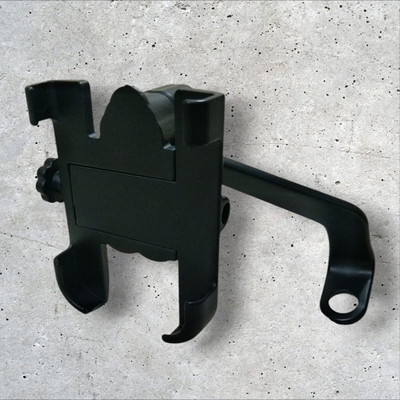 GAURIENTERPRIES Handle Fitting Metal C 2 Bike Mobile Holder(Black)