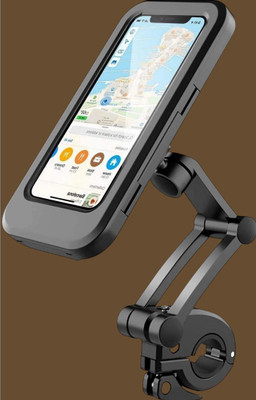 Galaxyway Bike Phone Mount Waterproof Phone Holder 360 Rotation_n9 Bike Mobile Holder(Black)