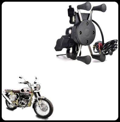 GAURIENTERPRIES SPIDER DESIGN X GRIP MOBILE HOLDER-046 Bike Mobile Holder(Black)