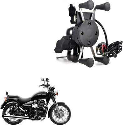 rajcell SPIDER DESIGN X GRIP MOBILE HOLDER-058 Bike Mobile Holder(Black)