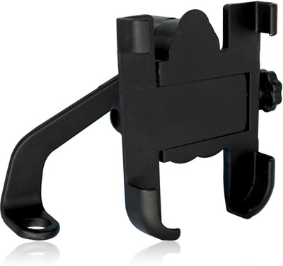 PriAn Auto Universal Bike Mount Holder C2 Metal Body Bike Mobile Holder(Black)