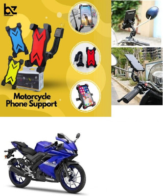 Raghunandan Black Kekra Shape Mobile Holder For Bike-1_Bike_201S Bike Mobile Holder(Black)