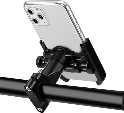 AyaanMS Mobile phone Holder V4 Bike Mobile Holder(Black)