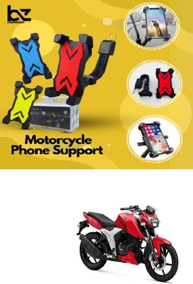 Talish SPIDER DESIGN X GRIP MOBILE HOLDER_Bike_66 Bike Mobile Holder(Black)