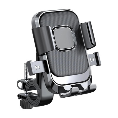 AutoSoul Lucky Gadgets adjustable anti shake cycle & bike mobile stand waterproof Bike Mobile Holder(Black)