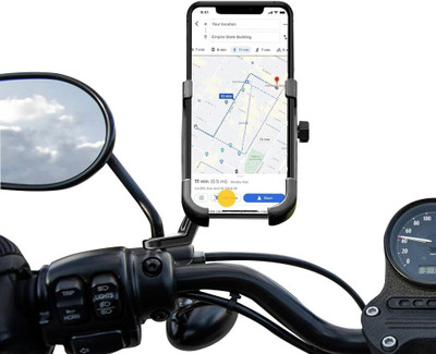 Bodoma Waterproof Stand Bike Mount 360‚° Rotation Bike Bicycles for Any Mobiles GPS Bike Mobile Holder(Black)