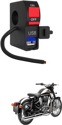 LOVMOTO Universal LED Fog Lights Switch with USB Charging 42 1 A Bike Mobile Charger