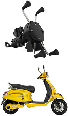 AYW Bike Mobile X-Grip Holder With Charger For pure-epluto-7g Bike Mobile Holder(Black)