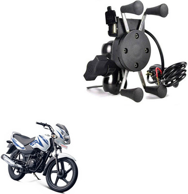 Rajcellpoint SPIDER DESIGN X GRIP MOBILE HOLDER-212 Bike Mobile Holder(Black)