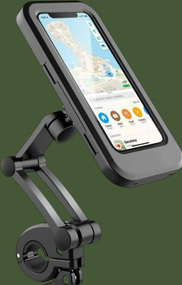 Galaxyway Bike Phone Mount Waterproof Phone Holder 360 Rotation_n11 Bike Mobile Holder(Black)