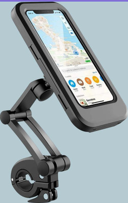 Galaxyway Bike Phone Mount Waterproof Phone Holder 360 Rotation_n8 Bike Mobile Holder(Black)