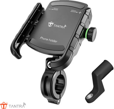 TANTRA S33A Universal Mount Holder 360 Degree Rotating Bike Mobile Holder(Black)