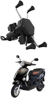 RKPSP Premium Bike Mobile X-Grip Holder With Charger For Hero-Electric-Photon Bike Mobile Holder(Black)