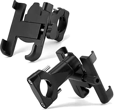 thriftkart Bike Mount Holder Metal Body 360 Degree Rotating Handlebar Cradle Stand for Bike Bike Mobile Holder(Black)