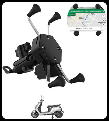 GAURIENTERPRIES Black Kekra Shape Mobile Holder For Bike-1 Bike Mobile Holder(Black)