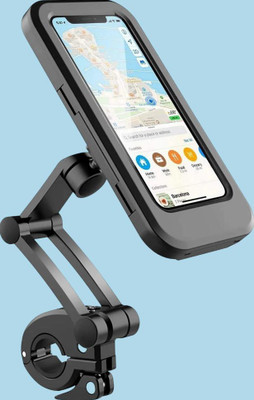 Galaxyway Bike Phone Mount Waterproof Phone Holder 360 Rotation_n16 Bike Mobile Holder(Black)