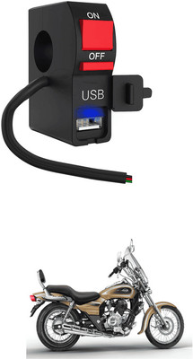 LOVMOTO Universal LED Fog Lights Switch with USB Charging 20 1 A Bike Mobile Charger