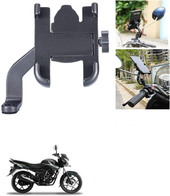 Naveeneha Handle Fitting C 2 Metal Witthout USB Bike Mobile Holder(Black)