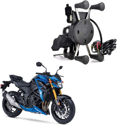 rajcell SPIDER DESIGN X GRIP MOBILE HOLDER-066 Bike Mobile Holder(Black)