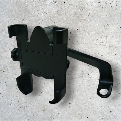 GAURIENTERPRIES Handle Fitting Metal C 2 Bike Mobile Holder(Black)
